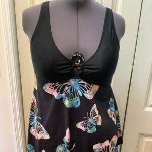 Rose gal Tankini Top (Only)
